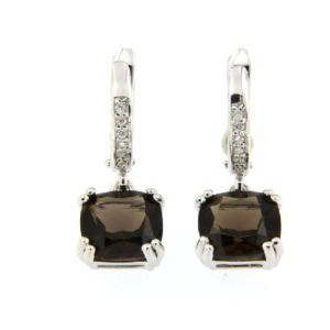 Smoky Topaz Earrings