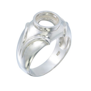 Sterling Silver Round Ring Mount