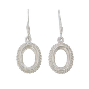 Sterling Silver Earrings 10×12 mm