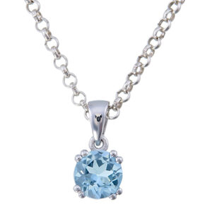 Blue Topaz Pendant