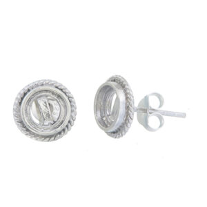 Round beaded studs 6 mm