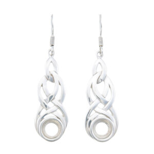 Celtic Style Earrings 7 mm Rnd
