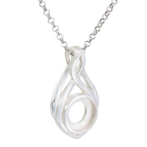 Sterling Silver Pendant Mount 10 mm