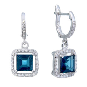 London Blue Topaz Earrings