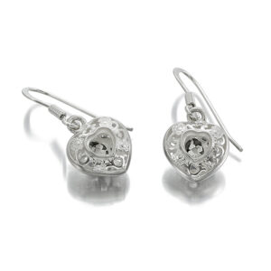 Heart Filigree Earrings 6×6 mm