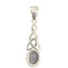 Celtic Pendant 7 x 5 mm closed back pic 1
