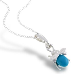 Turquoise Bee Pendant