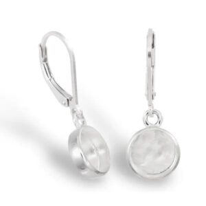 Round earring setting