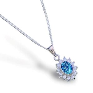 Oval CZ Pendant Setting