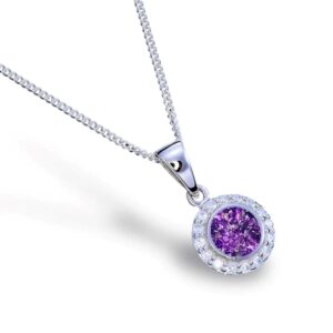 Round CZ Pendant Setting Closed Back