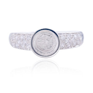Round CZ ring setting CB