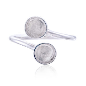 Double round ring setting
