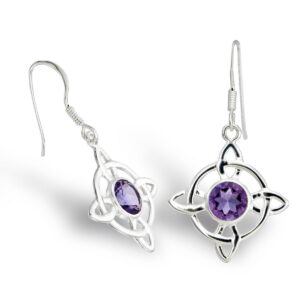 Amethyst Earring Setting 7 mm