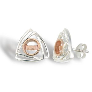 925 and 14K Squiggly Studs