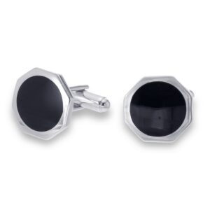 Cuff Links Octagon Setting