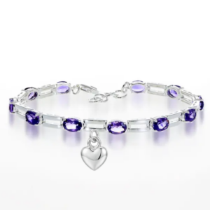 SE19145-JR-Amethysts-Oval-Bracelet.-Jump-ring-on-connector